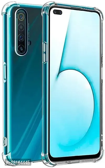 BINTAGE Flexible Rubber Back Cover for Realme X3 - Transparent