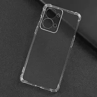 BINTAGE Flexible Silicon Back Cover for OnePlus CPH2401/ 1+ Nord 2T 5G - Transparent-thumb2