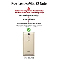 BINTAGE Flexible Rubber Back Cover for Lenovo Vibe K5 Note - Transparent-thumb3