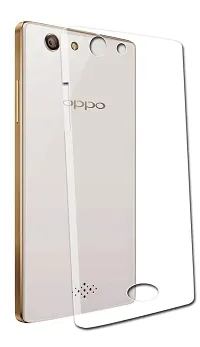 BINTAGE Flexible Rubber Back Cover for OPPO Neo 5 - Transparent-thumb1