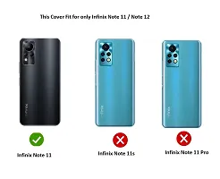 BINTAGE Combo 2 Flip Cover for Infinix X663 / Note 11 | Wallet Stylish Button Magnetic - Brown / Blue-thumb3