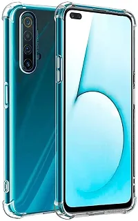 BINTAGE Flexible Rubber Back Cover for realme X3 Super Zoom - Transparent-thumb1