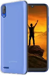 BINTAGE Flexible Rubber Back Cover for Gionee Max - Transparent-thumb1