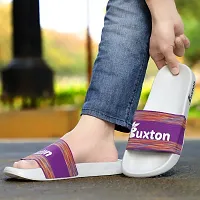 Buxton Mens Flip Flop Slipper Multicolored (PURPULE, numeric_7)-thumb1