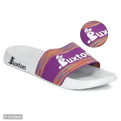 Buxton Mens Flip Flop Slipper Multicolored (PURPULE, numeric_7)-thumb4