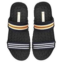 Buxton Men's Comfortable Flip flop Slippers (ORANGE, numeric_6)-thumb3