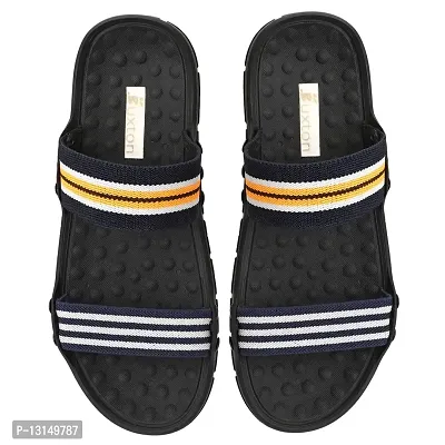 Buxton Men's Comfortable Flip flop Slippers (ORANGE, numeric_6)-thumb4