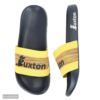 Buxton Mens Flip Flop Slipper Multicolored (YELLOW, numeric_7)-thumb3