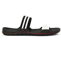 Buxton Men's Comfortable Flip flop Slippers (BLACK, numeric_6)-thumb2
