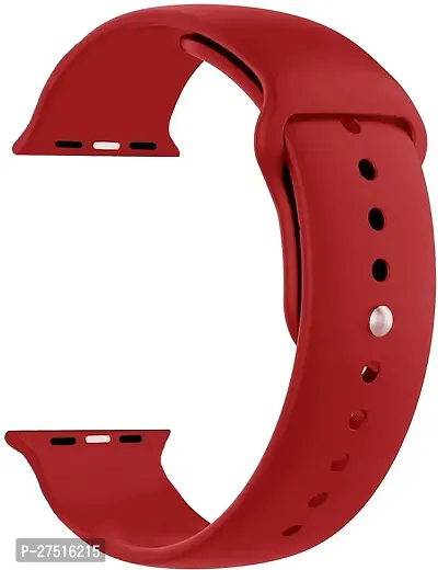 Y11Air09 24 Mm Silicone Watch Strap Red-thumb0