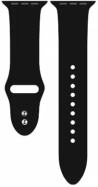 Replacement Strap For W26, W26 Plus Also Compatible With 42-45 Mm Dial 42 Mm Silicone Watch Strap Black-thumb1