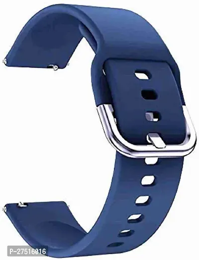 20 Mm Steel Buckle Smart Watch Strap 20 Mm Silicone Watch Strap Blue-thumb0