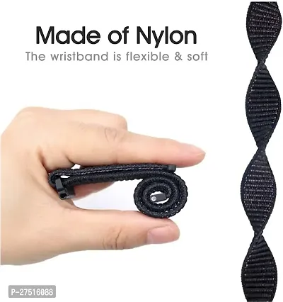 Nylon Watch Strap For All Smart Watch 20 Mm Silicone Watch Strap Black-thumb2