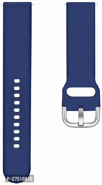 20 Mm Steel Buckle Smart Watch Strap 20 Mm Silicone Watch Strap Blue-thumb2