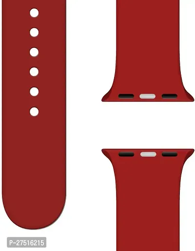 Y11Air09 24 Mm Silicone Watch Strap Red-thumb3