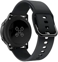 Strap Compatible With Amazfitgts2Mini/Bip/Pro/Lite/Gts/2/2E,Bips,Galaxy Active2 19 Mm Silicone Watch Strap Black-thumb2