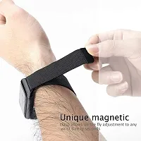 Magnetic Strap Compatible With Iwatch Series 7/6/5/4/3/2/1/Se42/44/45Mm 44 Mm Metal Watch Strap Black-thumb3