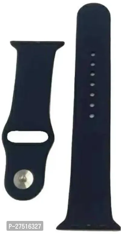 42/44 Black Strap Silicone Watch Strap 44 Mm Silicone Watch Strap 42 Mm Silicone Watch Strap Black-thumb0