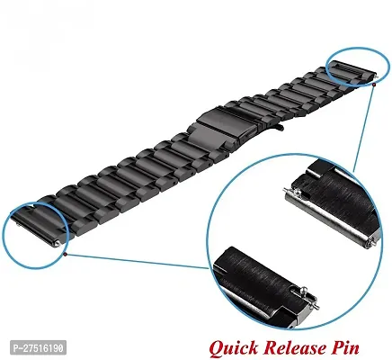 Apple Watch Strap 44 Mm Stainless Steel Watch Strap Black-thumb4