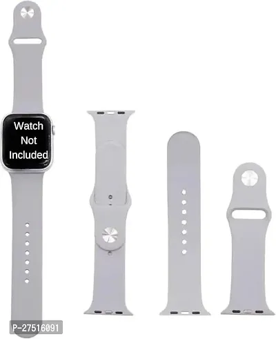 Replacement Strap For W26, W26 Plus Also Compatible With 42-45 Mm Dial 42 Mm Silicone Watch Strap Grey