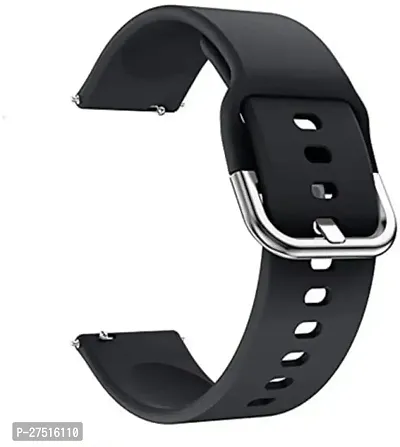 Silicone 19Mm 19 Mm Silicone Watch Strap Black-thumb0