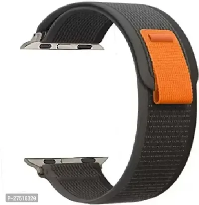 Alpine Loop Band For Watch Strap 49Mm 45Mm 44Mm 42Mm, For Iwatch Band 44 Mm Silicone Watch Strap Black Orange Mix