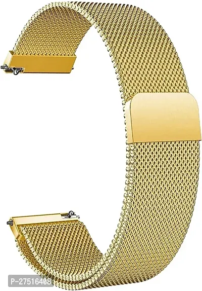 Magnetic Chain 22 Mm Stainless Steel Watch Strap Gold-thumb0