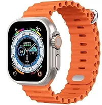 Alpine Loop Band For Watch Strap 49Mm 45Mm 44Mm 42Mm, With Iwatch Band [Black] 42 Mm Silicone Watch Strap Orange-thumb1