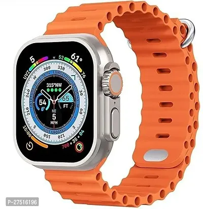 Alpine Loop Band For Watch Strap 49Mm 45Mm 44Mm 42Mm, With Iwatch Band [Black] 42 Mm Silicone Watch Strap Orange-thumb2