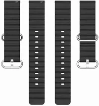 20 Mm Silicone Smart Watch Strap 20 Mm Silicone Watch Strap Black-thumb2