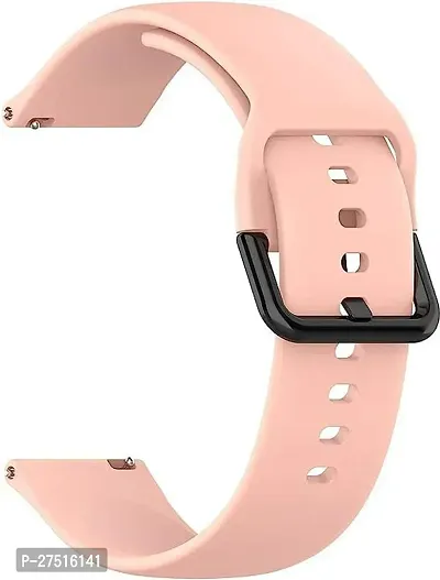 Strap Compatible With Amazfitgts2Mini/Bip/Pro/Lite/Gts/2/2E,Bips,Galaxy Active2 20 Mm Silicone Watch Strap Pink-thumb3