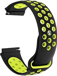 Nike Watch Strap 22 Mm Silicone Watch Strap Neon And Black-thumb1