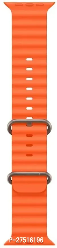 Alpine Loop Band For Watch Strap 49Mm 45Mm 44Mm 42Mm, With Iwatch Band [Black] 42 Mm Silicone Watch Strap Orange-thumb3