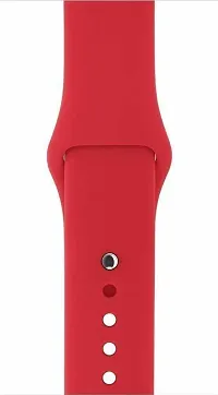 Series 4 And 5 42 Mm Silicone Watch Strap Red-thumb2