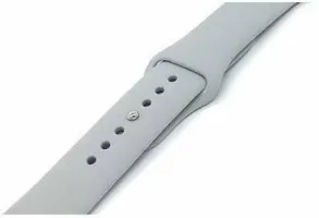 Grey Silicon Smartwatch 42Mm/44Mm Straps For Series 4244 Mm Silicone Watch Strap Grey-thumb2