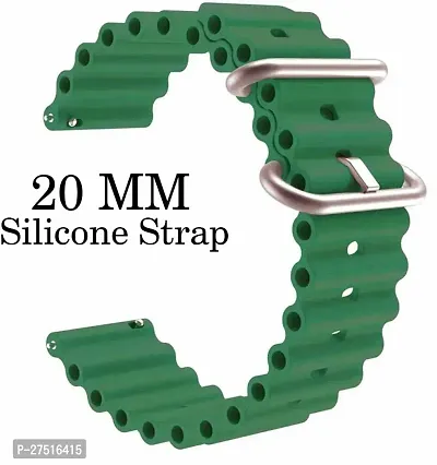 P26Big09 Compatible With Amazfitmini/Bipu/Pro/Lite/S/Gts2/2E,Galaxyactive2, 20 Mm Silicone Watch Strap Green-thumb0