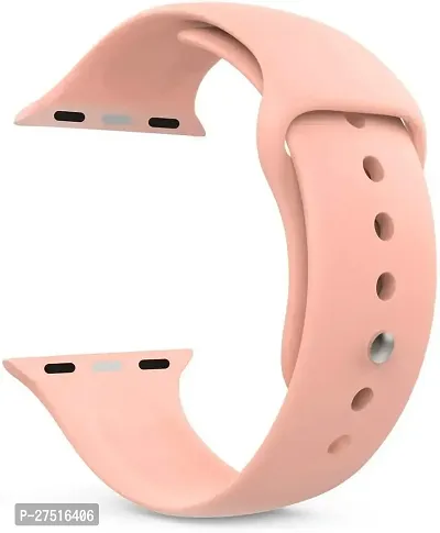 Y11Aip09 Iwatch Strap Compatible With Iwatch Series 7/6/5/4/3/2/1/Se Size 42/44/ 45 Mm Silicone Watch Strap Pink