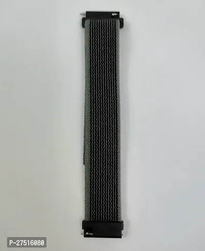 Trail Watch Strap For 22 Mm Fabric Watch Strap Black, Dark Green-thumb0