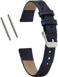 H28Clb09 Univarsal Vegan Leather22 Mm 16 Mm Synthetic Leather Watch Strap Blue-thumb1