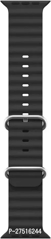 Ocean Band Silicone Watch Strap 49Mm 45Mm 44Mm 42Mm 42444549 Mm Silicone Watch Strap Black