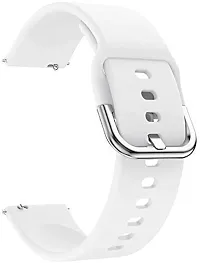 Strap Compatible With Amazfitgts2Mini/Bip/Pro/Lite/Gts/2/2E,Bips,Galaxy Active2 20 Mm Silicone Watch Strap White-thumb1