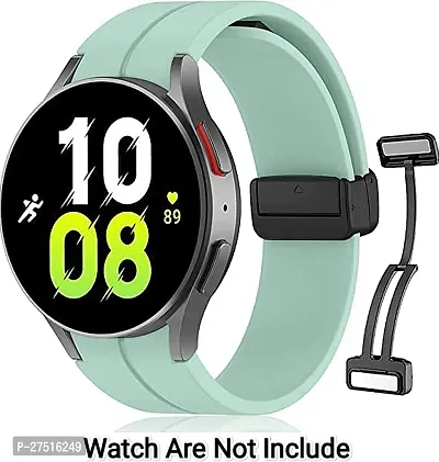 22Mm Magnetic Watch Band With Folding Buckle And Quick Release 22 Mm Silicone Watch Strap Mint Green