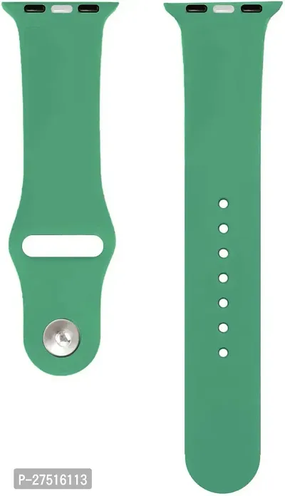 Y11Aig09 24 Mm Silicone Watch Strap Green-thumb3