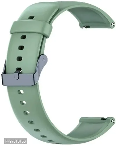 Cdsc-12S1 Buckle Silicone Belt 22Mm Compatible With Noise Noisefit Active 22 Mm Silicone Watch Strap Green-thumb0