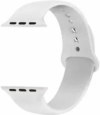 Soft Silicone Strap Band For Apple Watch Series 1/2/3/4/5/6 And Se 44Mm,42Mm 44 Mm Silicone Watch Strap White-thumb1