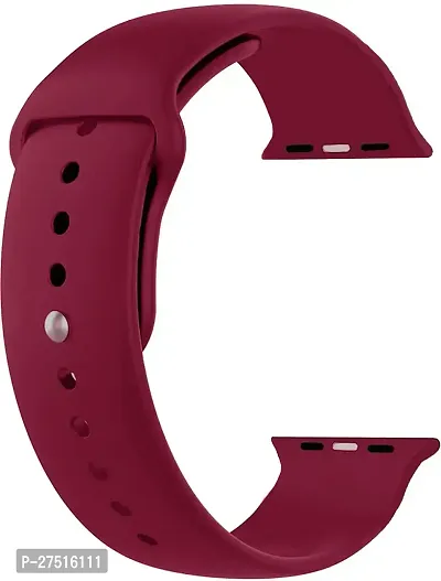 Y11Aim09 24 Mm Silicone Watch Strap Maroon-thumb2