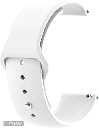 Silicon Watch Strap 22 Mm Silicone Watch Strap White-thumb0