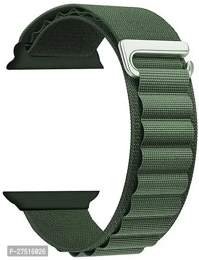 Alpine Loop Strap For Watch Series 1/2/3/4/5/6/7/8/Ultra Compatible 44 42 Mm Synthetic Watch Strap Green