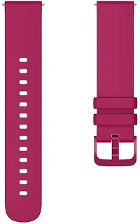 Silicon Premium Smart Watch Strap Smart Watch Strap 20 Mm Silicone Watch Strap Red-thumb1