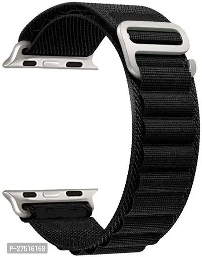 Alpine Loop Straps Compatible With Watch 49Mm 45Mm 44Mm 42Mm Only Straps 49 Mm Fabric Watch Strap Black-thumb0